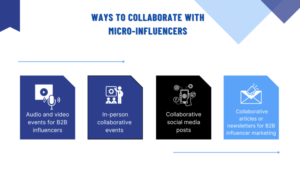 Ways to collaborate with micro- influencers