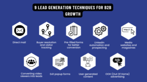 Lead generation techniques for B2B